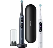 Oral-B | Electric Toothbrush | iO8 Series Duo | Rechargeable | For adults | Number of brush heads included 2 | Number of teeth brushing modes 6 | Black Onyx/White IO8 DUO BLACK ONYX/W |     4210201449577