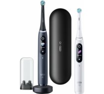 Oral-B | Electric Toothbrush | iO8 Series Duo | Rechargeable | For adults | Number of brush heads included 2 | Number of teeth brushing modes 6 | Black Onyx/White IO8 DUO BLACK ONYX/W | 4210201449577