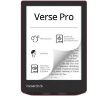 E-Reader POCKETBOOK Verse Pro 6" 1072x1448 1xUSB-C Wireless LAN Bluetooth Red PB634-3-WW PB634-3-WW | 76401520950098