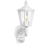 Āra sienas gaismeklis L 15 S ar kustības sensoru 60W E27 180° 10m IP44 2-2000lux Balts 617912 | 4007841617912