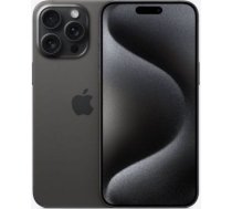 Apple | iPhone 15 Pro Max | Black Titanium | 6.7 " | Super Retina XDR | 1290 x 2796 pixels | A17 Pro | Internal RAM 8 GB | 256 GB | Dual SIM | Nano-SIM and eSIM | 4G | 5G | Main camera 48+12 MP | Secondary camera 12 MP | iOS | 17 MU773PX/A | 195949048173