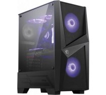 Case MSI MAG FORGE 100M MidiTower Not included ATX MicroATX MiniITX Colour Black MAGFORGE100M MAGFORGE100M | 4719072676414
