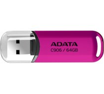 ADATA | USB Flash Drive | C906 | 64 GB | USB 2.0 | Pink AC906-64G-RPP | 4711085945105