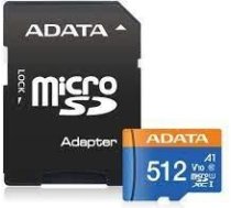 MEMORY MICRO SDXC 512GB W/AD./AUSDX512GUICL10A1-RA1 ADATA AUSDX512GUICL10A1-RA | 4711085944085