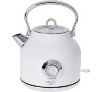 Adler | Kettle with a Thermomete | AD 1346w | Electric | 2200 W | 1.7 L | Stainless steel | 360° rotational base | White AD 1346W | 5903887808620