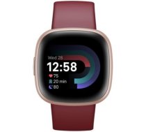 Versa 4 | Smart watch | NFC | GPS (satellite) | AMOLED | Touchscreen | Activity monitoring 24/7 | Waterproof | Bluetooth | Wi-Fi | Beet Juice/Copper Rose FB523RGRD | 810038858746
