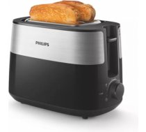 Philips | HD2516/90 Daily Collection | Toaster | Power 830 W | Number of slots 2 | Housing material Plastic | Black HD2516/90 | 8710103922513