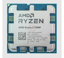 CPU AMD Desktop Ryzen 5 7500F 3700 MHz Cores 6 6MB Socket SAM5 65 Watts MultiPack 100-100000597MPK 100-100000597MPK