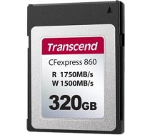 MEMORY COMPACT FLASH 320GB/CFE TS320GCFE860 TRANSCEND TS320GCFE860 | 760557865711