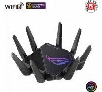 Spēļu Wi-fi rūteris Tri-band Gigabit Wifi-6 ROG Rapture GT-AX11000 PRO  802.11ax, 480+1148 Mbit/s, 10/100/1000 Mbit/s, Ethernet LAN (RJ-45) ports 4, Antenna type 8xExternal 90IG0720-MU2A00 | 4711081264361