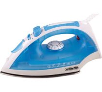 Iron Mesko MS 5023 Blue/White, 2200 W, With cord,  Anti-scale system, Vertical steam function MS 5023 | 5908256834309