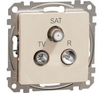 TV / R / SAT ligzda gala 4dB , bēšs Sedna Design SDD112481 | 3606481466570