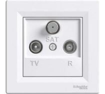 Ligzda, TV-R-SAT, ar rāmi, 1dB, balta, Asfora EPH3500121 | 3606480526626