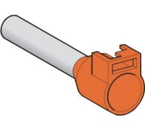 Kabeļa uzgalis, 4 mm2, oranžs, 100 gab DZ5CA042 | 3389110535679