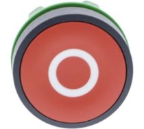 Head for non illuminated push button, Harmony XB5, plastic, flush, red, 22mm, spring return, marked ZB5AA432 | 3389110904680