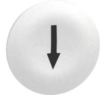 Cap for multiple-headed push button, Harmony XB4, wireless, plastic, white, 22mm, black marked arrow ZBA7134 | 3389119044257