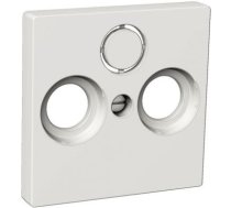 Cover plate, Exxact, for R/TV/SAT socket, white WDE002845 | 3606480206887