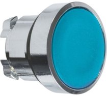 Head for non illuminated push button, Harmony XB4, metal, flush, blue, 22mm, spring return, unmarked ZB4BA6 | 3389110887495