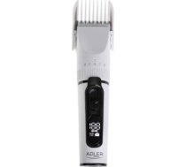 Adler | Hair Clipper with LCD Display | AD 2839 | Cordless | Number of length steps 6 | White/Black AD 2839 | 5905575901750