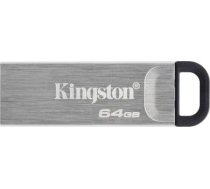 USB zibatmiņa DataTraveler Kyson 64GB, USB 3.2 Gen1, pelēka DTKN/64GB | 740617309102