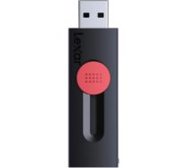 Lexar | Flash Drive | JumpDrive D300 | 64 GB | USB 3.2 Gen 1 | Black/Red LJDD300064G-BNBNG | 843367133062