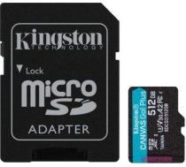Atmiņas karte Canvas Go! Plus 512 GB, SD, Class 10, Melna SDCG3/512GB | 740617301328