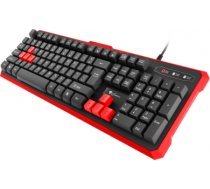 RHOD 110 ENG Spēļu klaviatūra ar vadu, USB 2.0, Melna/Sarkana NKG-0939 | 5901969407747