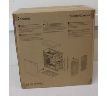 SALE OUT. Fractal Design Torrent Compact White TG Clear tint Fractal Design Torrent Compact TG Clear Tint Side window White DAMAGED PACKAGING ATX | Torrent Compact TG Clear Tint | Side window | White | DAMAGED PACKAGING | ATX FD-C-TOR1C-03SO | 20000013168