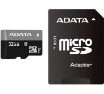 Atmiņas karte Premier UHS-I 32 GB, MicroSDHC, class 10, ar adapteri, melna AUSDH32GUICL10-PA1 | 2000000852164