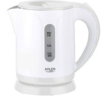 Adler | Kettle | AD 1371w | Electric | 850 W | 0.8 L | Stainless steel/Polypropylene | 360° rotational base | White AD 1371W | 5903887809207