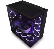 Case NZXT H9 FLOW MidiTower Case product features Transparent panel Not included ATX MicroATX MiniITX Colour Black CM-H91FB-01 CM-H91FB-01 | 5056547202402