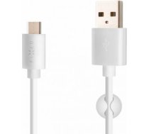 Fixed | Data And Charging Cable With USB/USB-C Connectors | White FIXD-UC2M-WH | 8591680085507