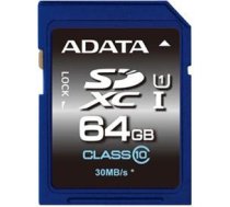 ADATA | Premier | 64 GB | SDHC | Flash memory class 10 | No ASDX64GUICL10-R | 4713435793961