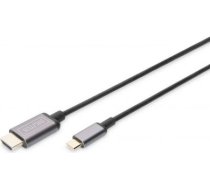 Digitus | USB Type-C to HDMI Adapter | DA-70821 | Black | USB Type-C | 1.8 m DA-70821 | 4016032465072