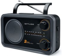 Muse | 2-bands portable radio | M-06DS | AUX in | Grey M-06DS | 3700460206437