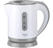 Adler | Kettle | AD 1371g | Electric | 850 W | 0.8 L | Stainless steel/Polypropylene | 360° rotational base | White/Grey AD 1371G | 5903887809184