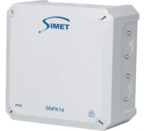 Instalācijas kārba SNFK14 140x140x81 mm IP66 HF pelēka ar vāku 83170002 | 5907813237577