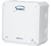 Instalācijas kārba SNFK14 140x140x81 mm IP66 HF balta ar vāku 83170006 | 5907813237614