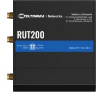 LTE Cat 4 Router | RUT200 | 802.11n | 10/100 Mbit/s | Ethernet LAN (RJ-45) ports 2 | Mesh Support No | MU-MiMO No | 2G/3G/4G RUT200010000 | 4779051840229