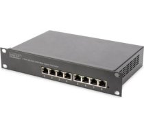 8-vietīgs 10/100/1000 Mbps (RJ-45) Gigabit Ethernet Tīkla komutators (switch) DN-95317 | 4016032441038