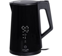 Adler | Kettle | AD 1345b | Electric | 2200 W | 1.7 L | Stainless steel | 360° rotational base | Black AD 1345B | 5903887807449