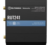LTE Router | RUT241 | 802.11n | 10/100 Mbit/s | Ethernet LAN (RJ-45) ports 2 | Mesh Support No | MU-MiMO No | 2G/3G/4G | Antenna type 2 x SMA for LTE, 1 x RP-SMA for WiFi | 0 RUT241010000 | 4779051840151