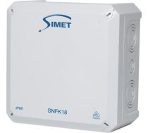 Instalācijas kārba SNFK18 180x180x93mm IP66 HF pelēka ar vāku 83171002 | 5907813237584