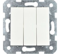 Slēdzis 1+1+1 balts meh. z/a Karre 90964668 | 8691136314257