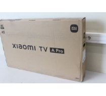 Xiaomi | A Pro | 43" (108 cm) | Smart TV | Google TV | 4K UHD | Black | DAMAGED PACKAGING ELA5047EUSO | 2000001315583