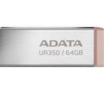 ADATA | USB Flash Drive | UR350 | 64 GB | USB 3.2 Gen1 | Brown UR350-64G-RSR/BG | 4711085945495