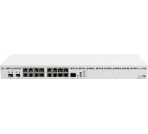 Mikrotik Cloud Core Router CCR2004-16G-2S+, 2x10G SFP+ ports, 16x Gigabit LAN ports, 1x RJ45 Serial port, 4 core CPU, 4 GB RAM, Dual redundant power supply, CPU and PCB temperature monitor, RouterOS L6 | Cloud Core Router | CCR2004-16G-2S+ | No Wi-Fi CCR2