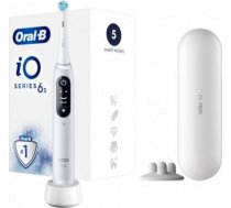 Oral-B Toothbrush iO Series 6 Rechargeable, For adults, Number of brush heads included 1, Number of teeth brushing modes 5, White IO6 WHITE | 4210201438069