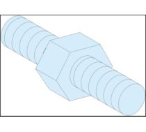 Hexagonal spacers, PrismaSeT G and P, M6, H9 mm, Set of 4 LVS03195 | 3606481871077