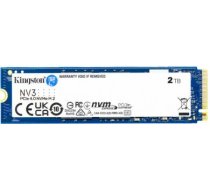 SSD KINGSTON NV3 2TB M.2 PCIE NVMe 3D NAND Write speed 5000 MBytes/sec Read speed 6000 MBytes/sec TBW 640 TB MTBF 200000 hours SNV3S/2000G SNV3S/2000G | 740617344783